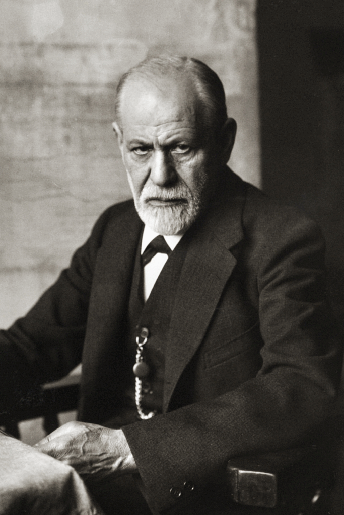 Sigmund Freud sitting